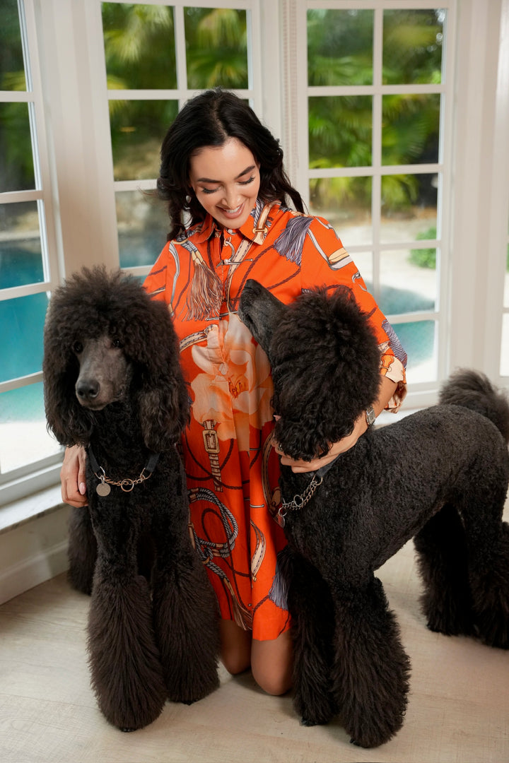 Margaux Dress Kentucky Saffron