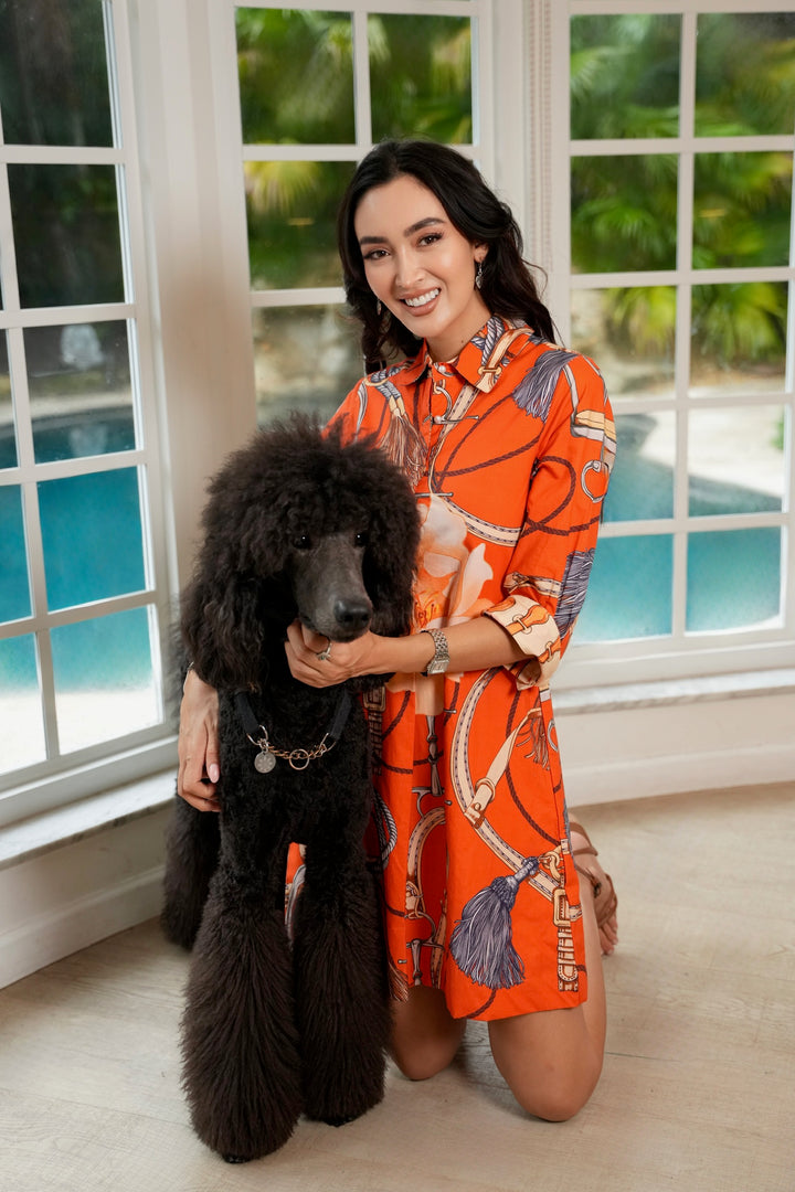 Margaux Dress Kentucky Saffron