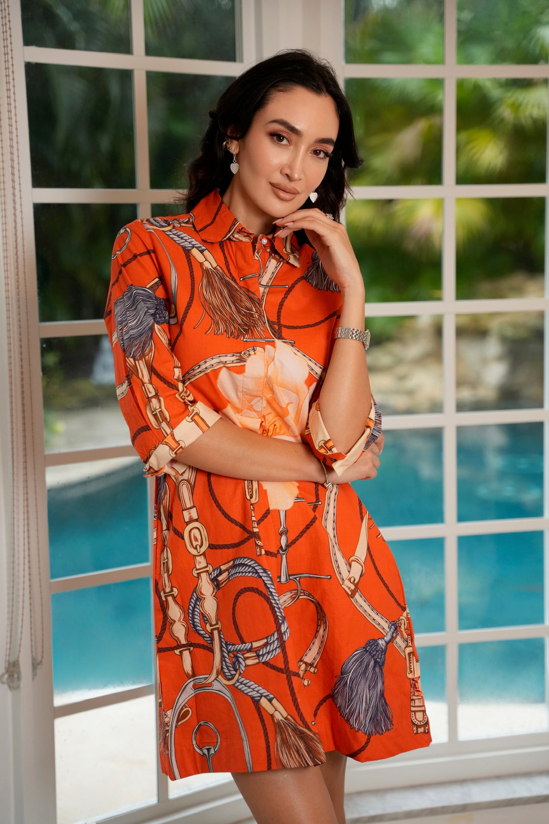 Margaux Dress Kentucky Saffron