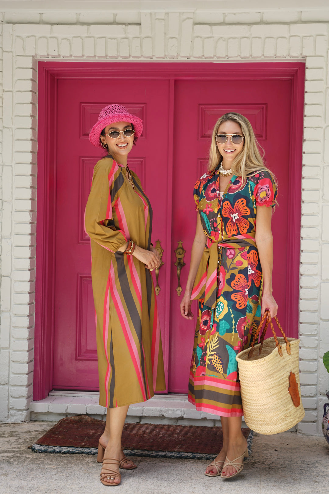 St. Tropez Dress Ember Stripe