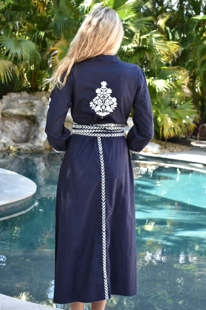 Mykonos Dress Gasparilla Navy