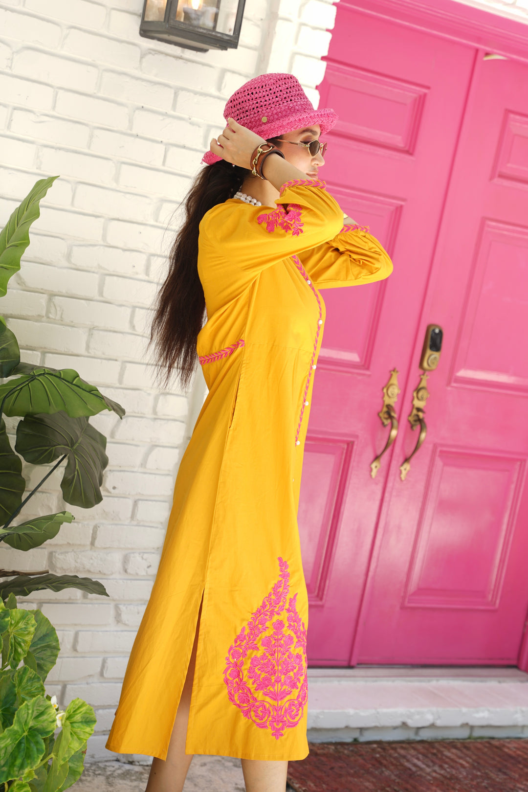 Mykonos Dress Ochre