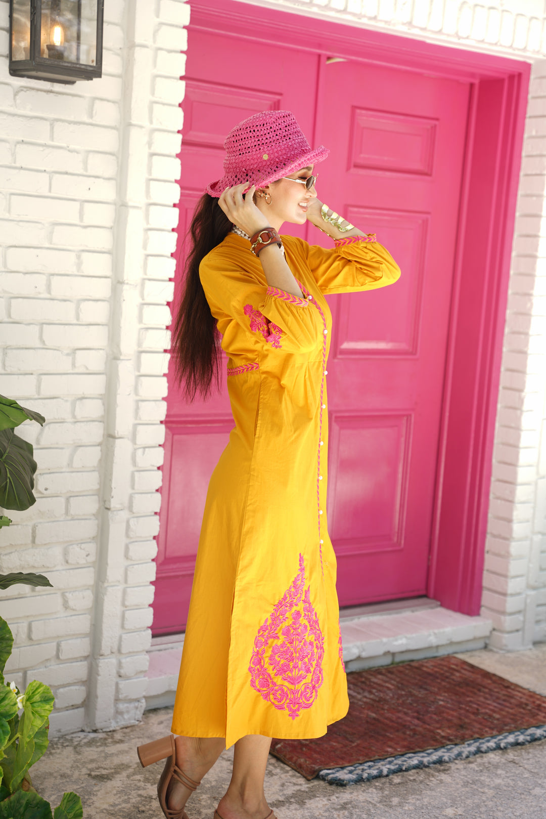 Mykonos Dress Ochre