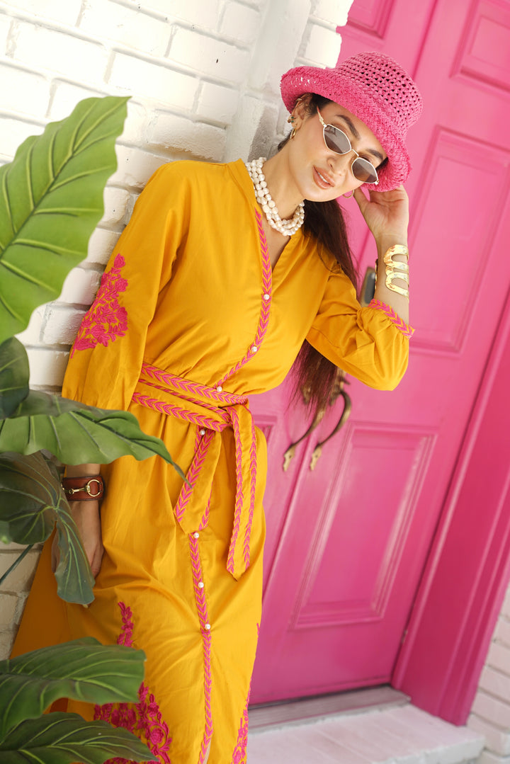 Mykonos Dress Ochre
