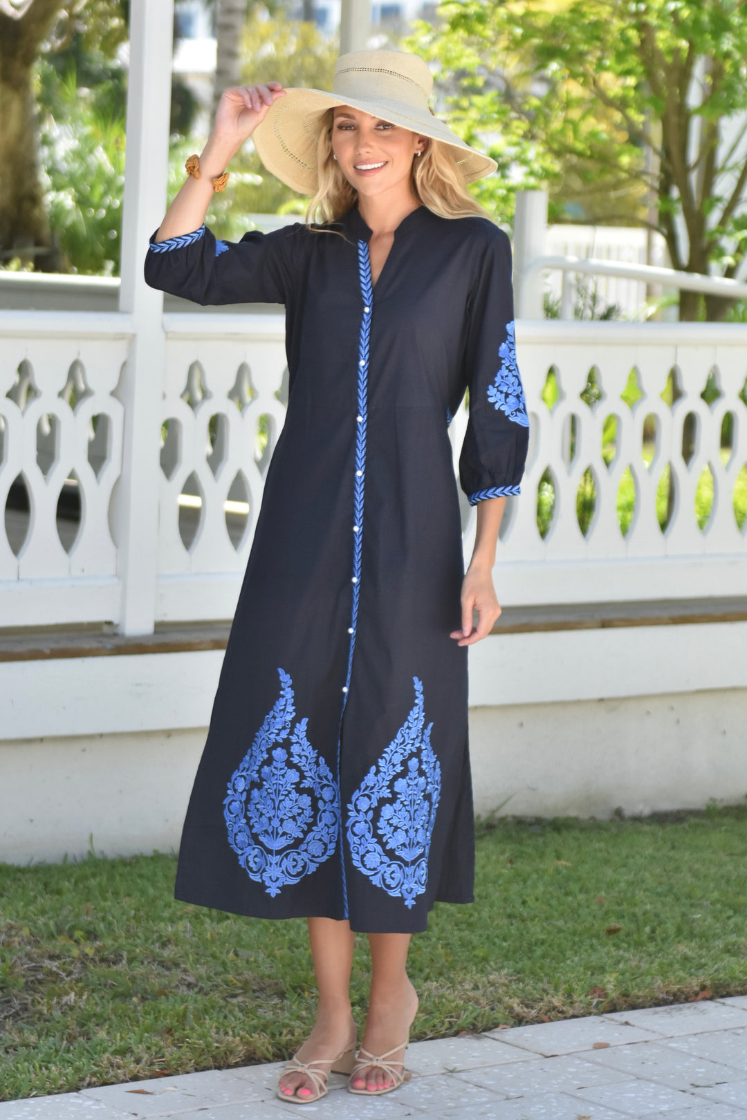 Mykonos Dress Sky
