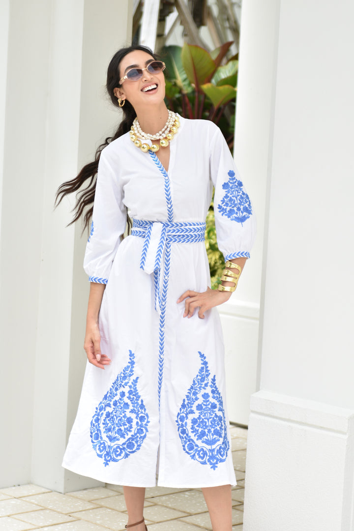 Mykonos Dress Ocean