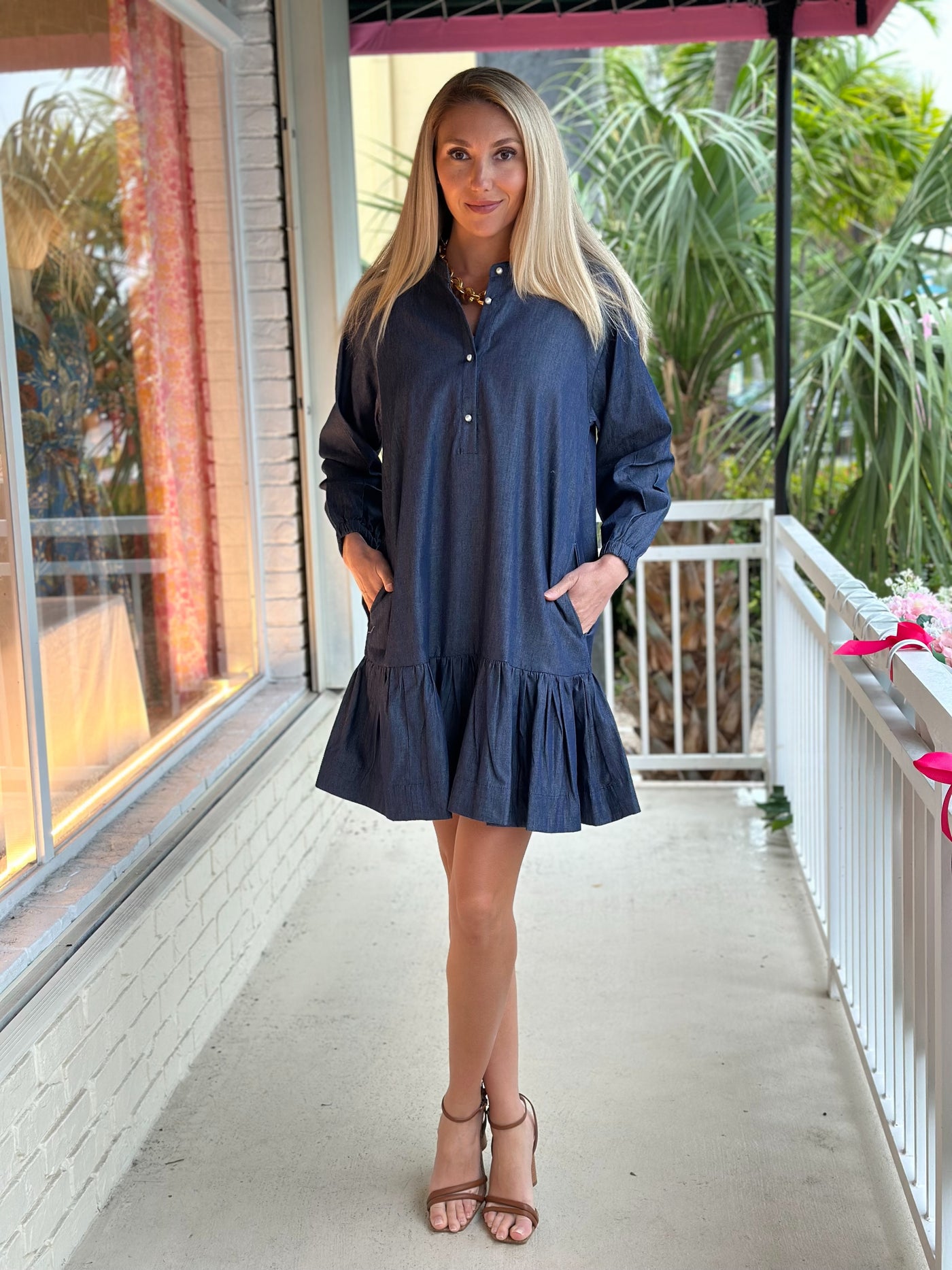 Serimeg Dress Denim