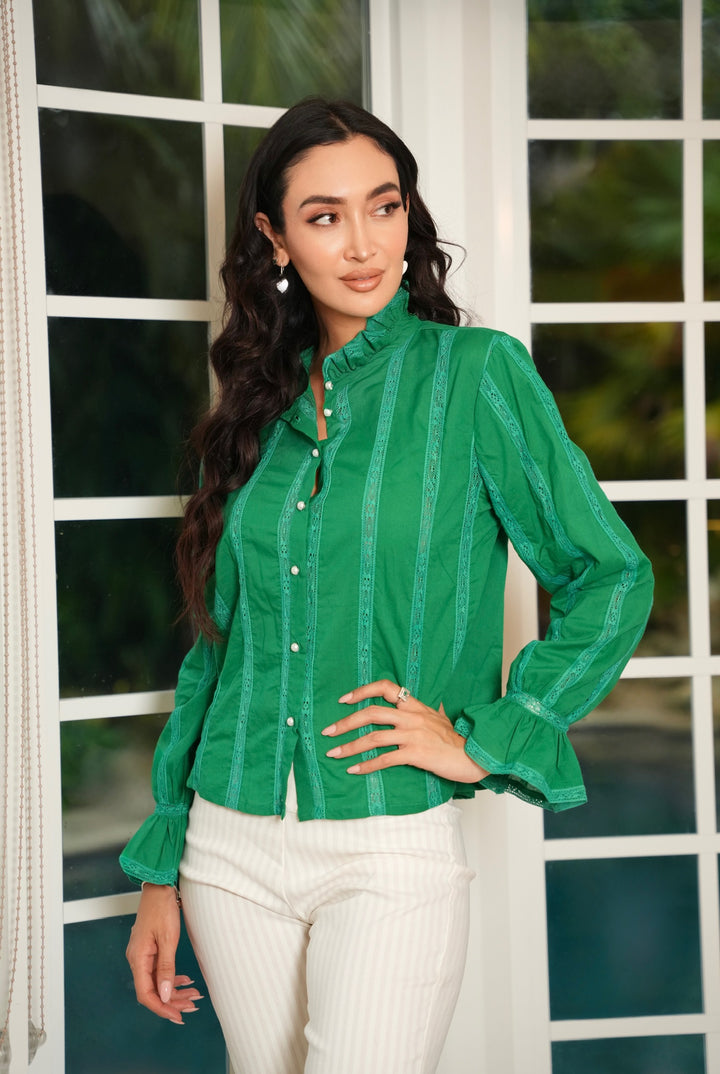 Singapore Shirt Emerald