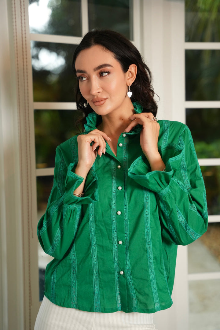 Singapore Shirt Emerald