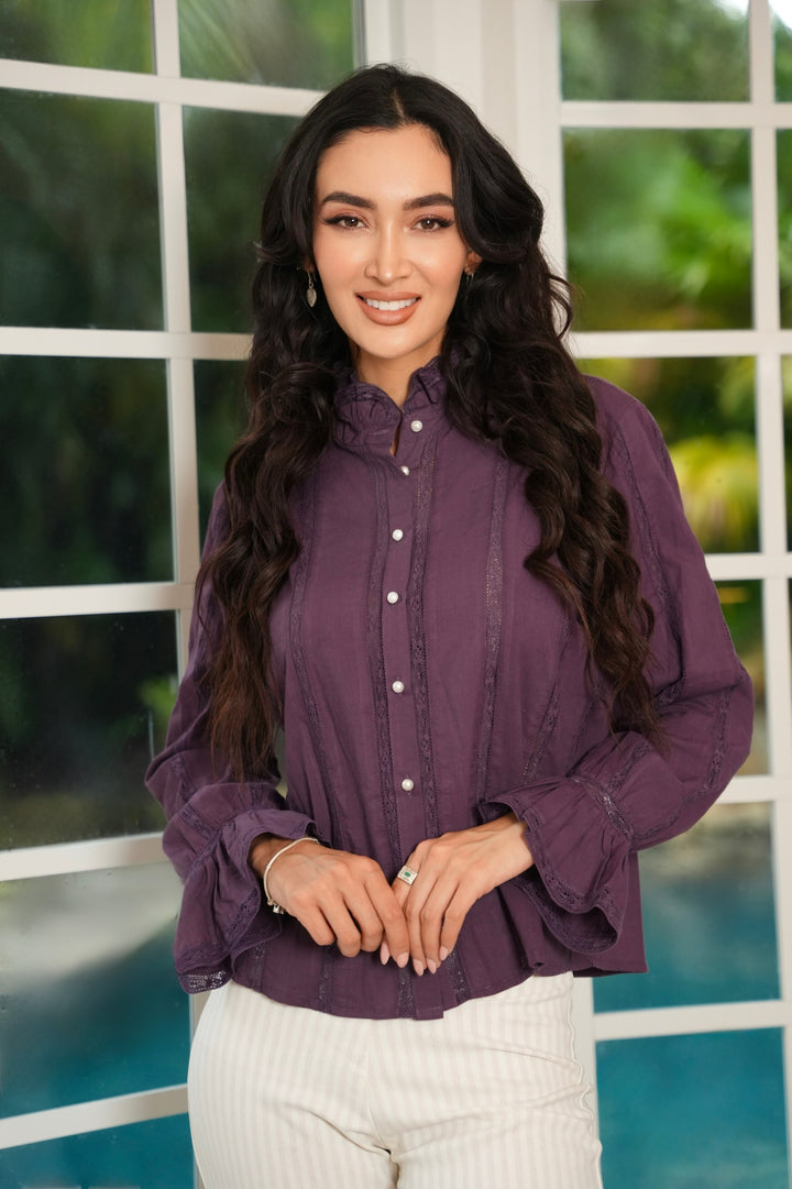 Singapore Shirt Plum