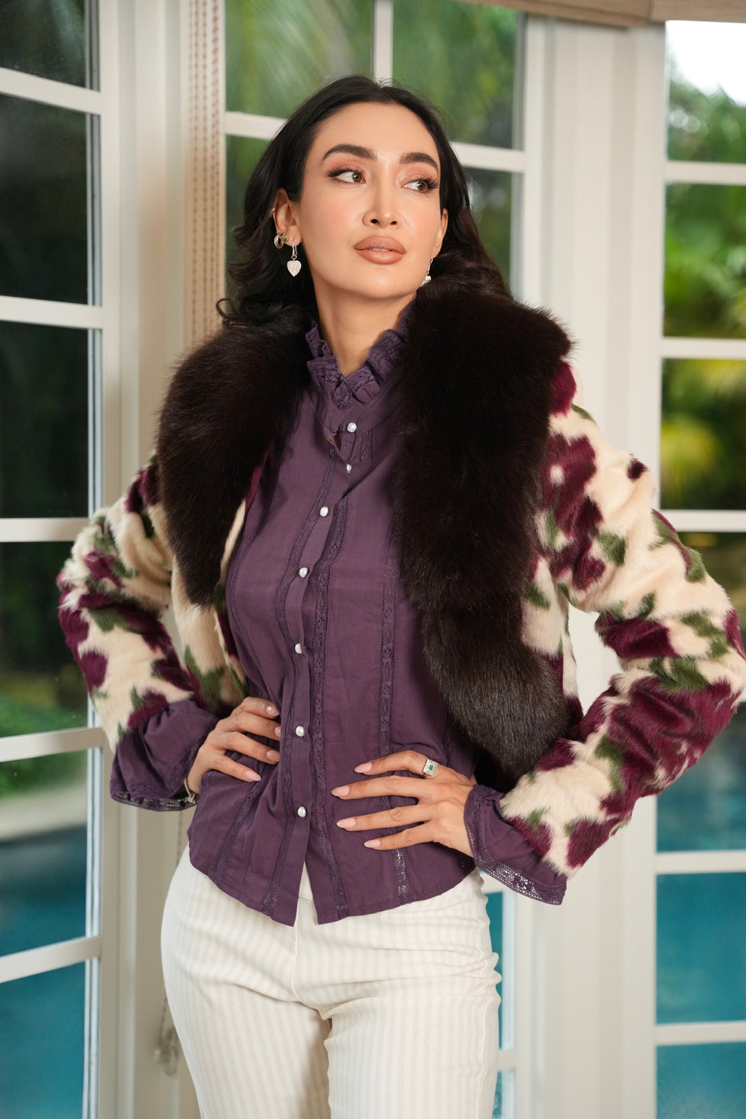 Singapore Shirt Plum