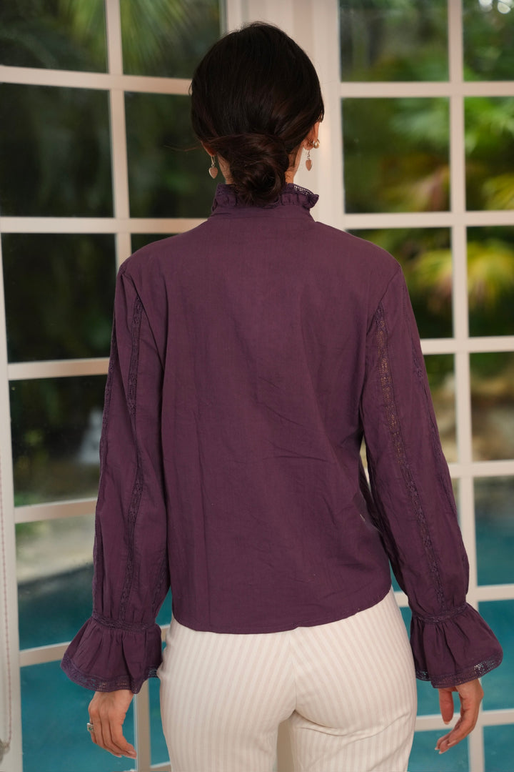 Singapore Shirt Plum