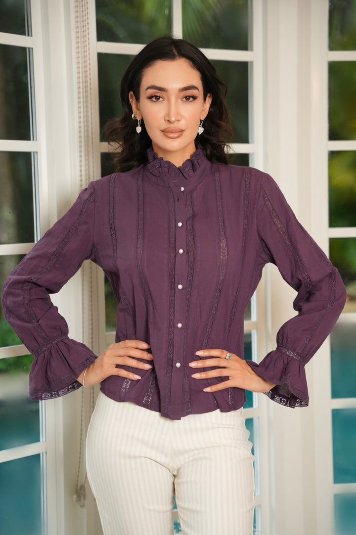 Singapore Shirt Plum