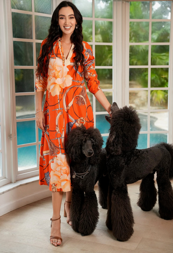 St. Tropez Dress Kentucky Saffron