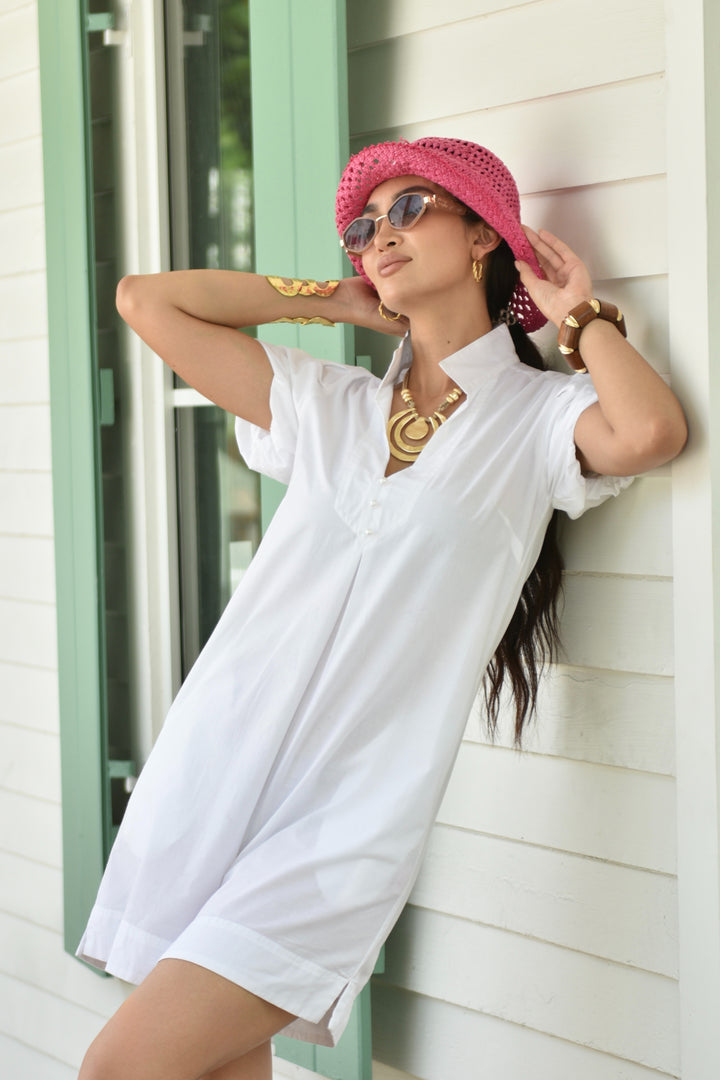 Virginia Dress Celestial White