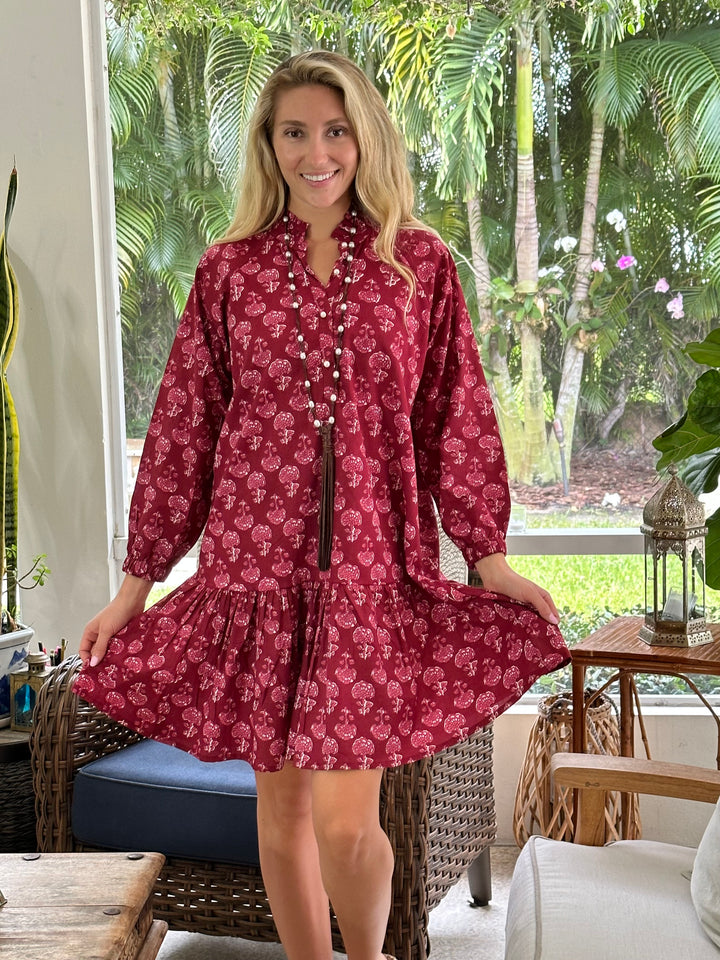 Megan Dress Cranberry