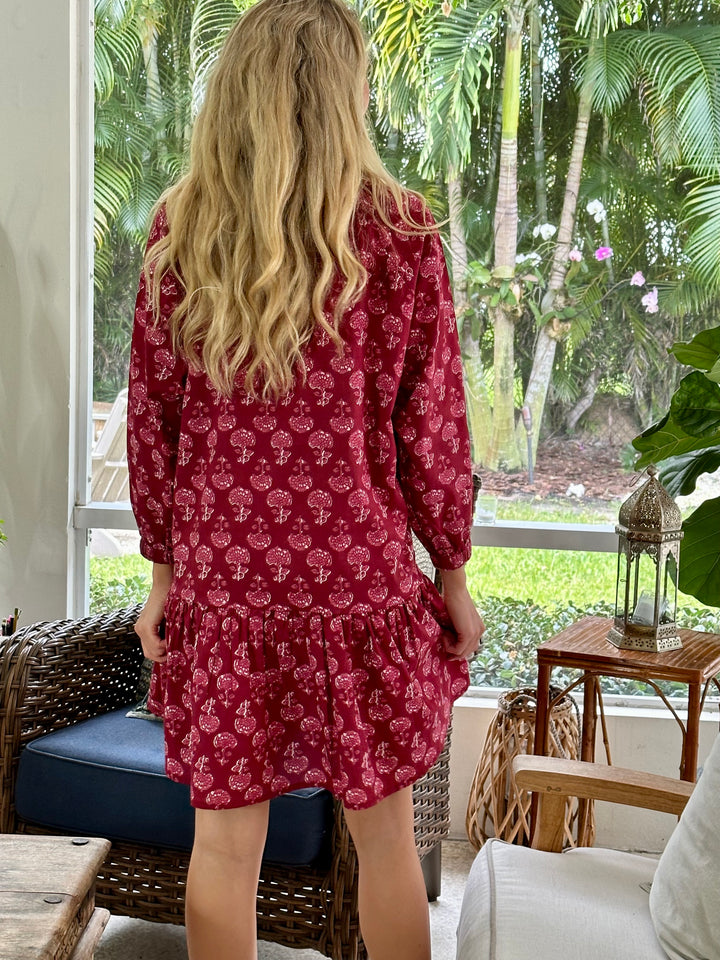 Megan Dress Cranberry