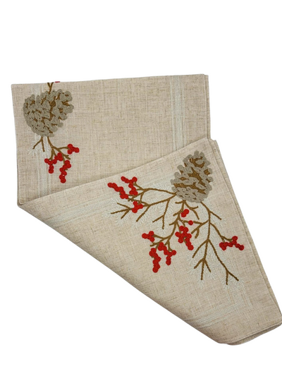 The Pine Berry Table Runner